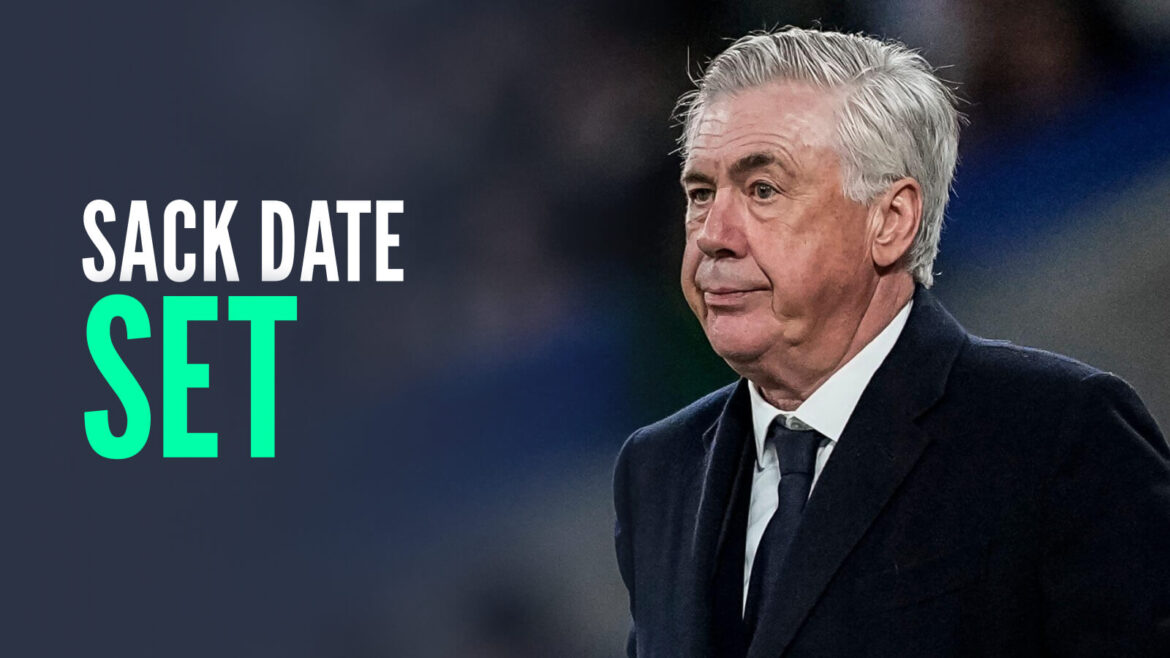Senior star criticises Ancelotti with sack date set